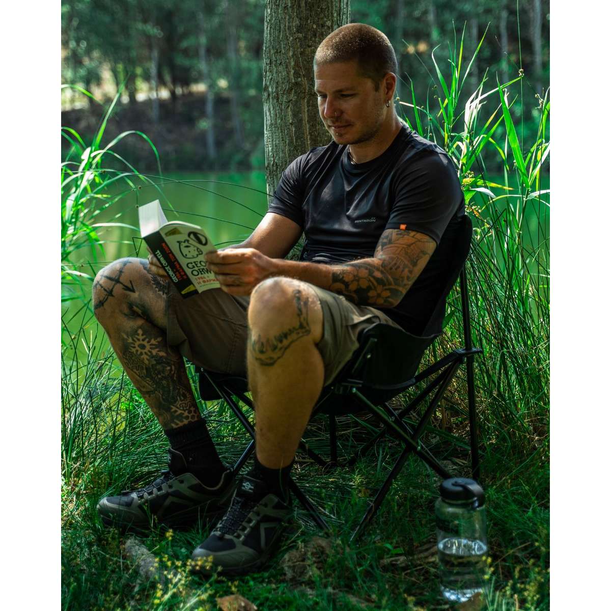 Pentagon Καρεκλάκι Παραλίας Αλουμινίου Ranger Green D19015-06E-RAL7013